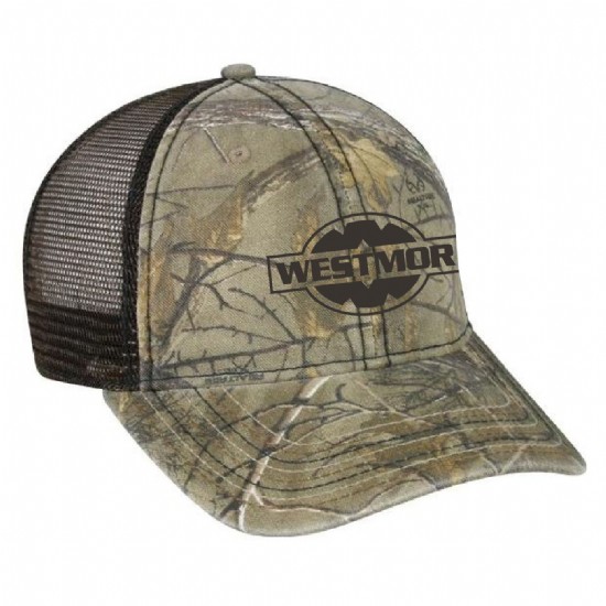 Mesh-Back Camo with Flag Undervisor Cap