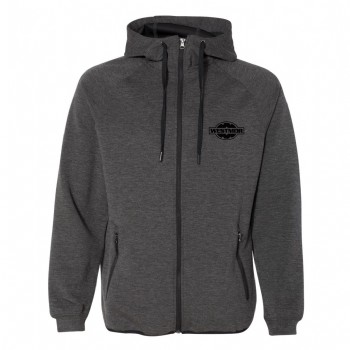 Weatherproof Fleece Tech Full-Zip Hooded Sweatshirt