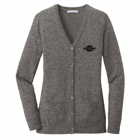 Ladies Marled Cardigan Sweater #2